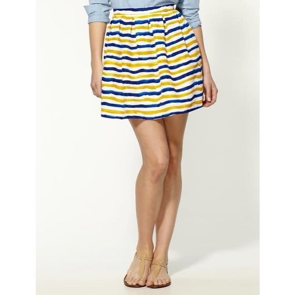 Jack by BB Dakota Dresses & Skirts - Jack BB Dakota skirt yellow Camilla striped blue
